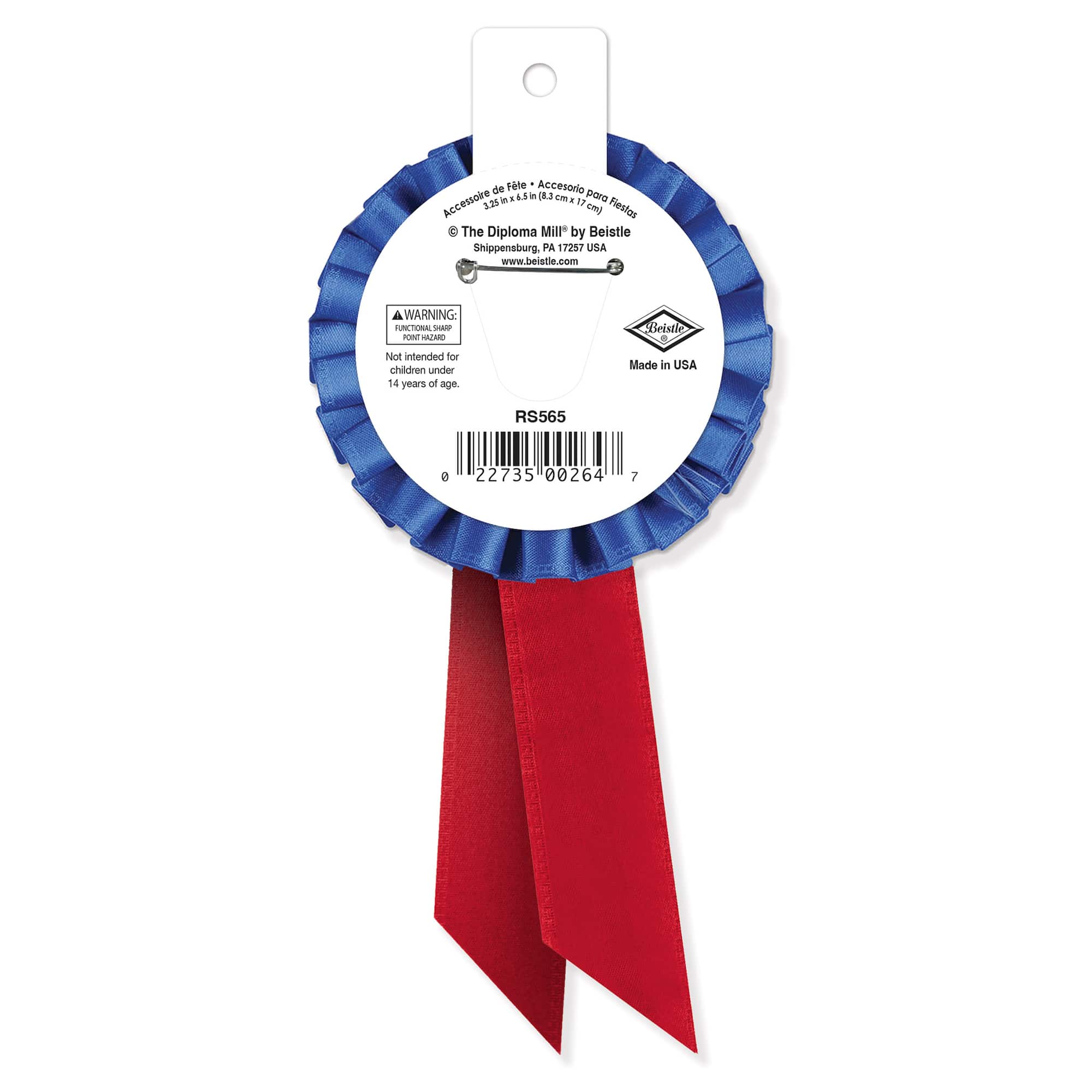Beistle 6.5" Semiquincentennial Rosette, 2ct.